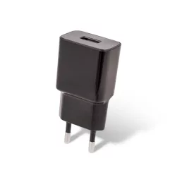 Setty töltő 1x USB 2,4A fekete + USB-C kábel 1,0 m ÚJ