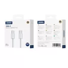 JELLICO kábel IP15 USB-C - USB-C PD 60W 1M Fehér