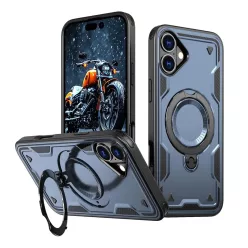   Hybrid Armor Trendy tok MagSafe kompatibilitással iPhone 16 Plus - Kék