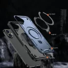 Hybrid Armor Trendy tok MagSafe kompatibilitással iPhone 16 Plus - Kék
