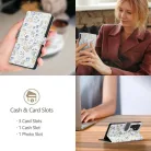 Samsung Galaxy A17 tok - Tech-protect Wallet Spring Flowers tok