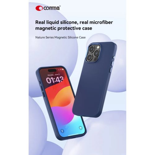 Comma Nature Mag tok iPhone 15 Pro Max szürke