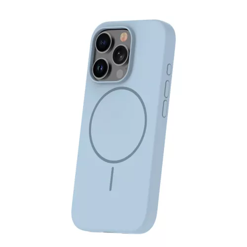 Szilikon Vékony Mag tok iPhone 16 Pro 6,3" világoskék
