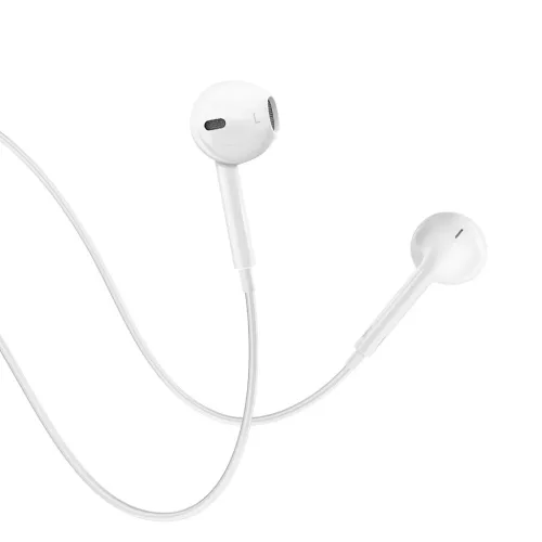BWOO vezetékes fülhallgatók 3.5mm sztereó fehér