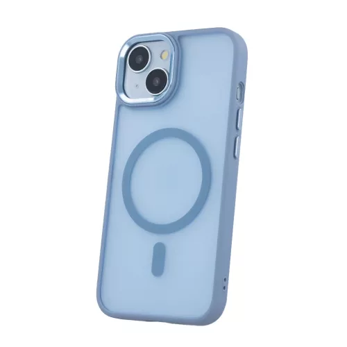 Fagyos mágneses tok iPhone 16 Pro 6,3" világoskék