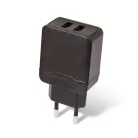 Setty töltő 2x USB 2,4A fekete