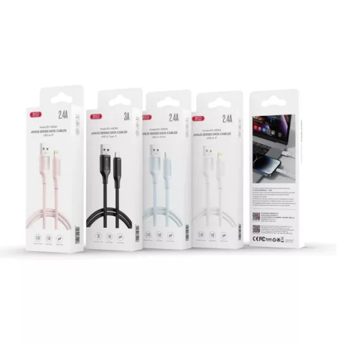 XO kábel NB265 USB - Lightning 1,0m 2,4A fehér