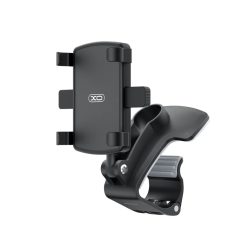   XO autós telefontartó C171 fekete műszerfalra ívre csíptethető