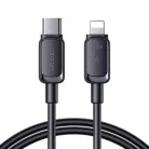 Joyroom Multi-Color Series A14 USB-C / Lightning kábel 20W 1.2 m - Fekete