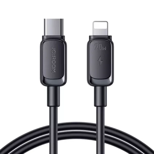 Joyroom Multi-Color Series A14 USB-C / Lightning kábel 20W 1.2 m - Fekete