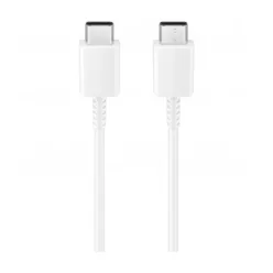   Eredeti kábel Samsung DW767JWE GP-TOU021RFCWW USB-C - USB-C 1.8M Fehér (bulk EU)