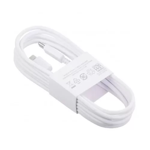 Eredeti kábel Samsung DW767JWE GP-TOU021RFCWW USB-C - USB-C 1.8M Fehér (bulk EU)