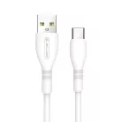 JELLICO kábel B9 USB-C 3.1A 1M Fehér