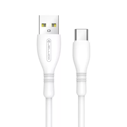 JELLICO kábel B9 USB-C 3.1A 1M Fehér
