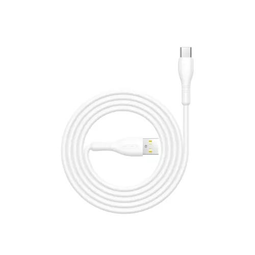 JELLICO kábel B9 USB-C 3.1A 1M Fehér