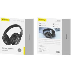   FONENG vezeték nélküli fejhallgató (ANC + ENC) BL51 Fekete