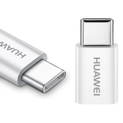microUSB-USB-C adapter Huawei AP52, Fehér