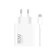 Xiaomi MDY-15-EK USB-A 90W Utazó Töltő + Adatkábel USB-C 6A Fehér