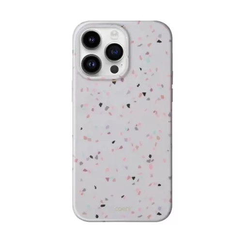 Uniq Coehl Terrazzo tok iPhone 14 Pro Max - homok