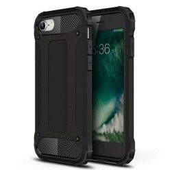   iPhone 7 / iPhone 8 / iPhone SE 2, SE 2020 / iPhone SE 3, SE 2022 Techsuit Hybrid Armor - Fekete tok