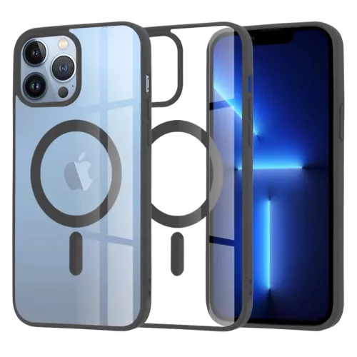 iPhone 13 Pro Max - MagSafe Pro - Techsuit - Fekete tok