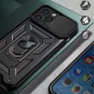 Techsuit - CamShield Széria - iPhone 15 Pro - Fekete tok
