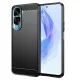 Techsuit - Szénszálas Szilikon - Honor 90 Lite - Fekete tok