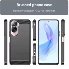 Techsuit - Szénszálas Szilikon - Honor 90 Lite - Fekete tok