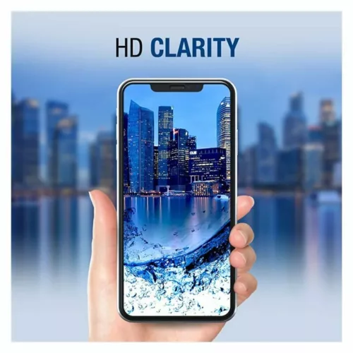 Lito - 2.5D Teljes Ragasztós Üveg - iPhone 15 - Fekete üvegfólia