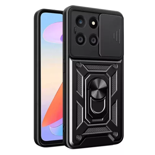 Techsuit - CamShield Series - Honor X6a - Fekete tok