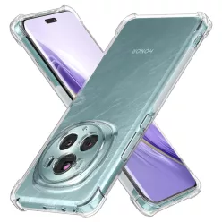   Techsuit - Ütésálló Átlátszó Szilikon - Honor Magic6 Pro - Átlátszó tok