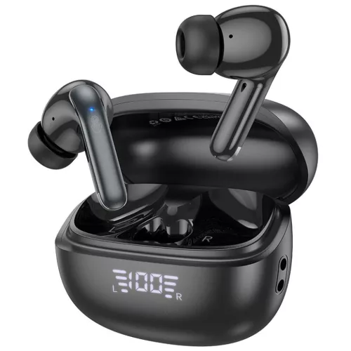 HOCO vezeték nélküli Bluetooth fülhallgató TWS ANC + ENC EQ5 fekete