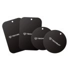 Techsuit - (4 darabos) Fém Lemez (MP04) - Matt Festékbevonattal - Fekete.