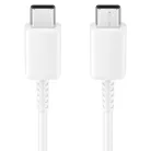 Samsung Data Cable EP-DG977BWE - Type-C to Type-C, Szupergyors töltés, 100W, 1m - fehér (Ömlesztett csomagolás)