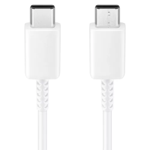 Samsung Data Cable EP-DG977BWE - Type-C to Type-C, Szupergyors töltés, 100W, 1m - fehér (Ömlesztett csomagolás)