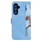 Techsuit - FlipCraft - Samsung Galaxy A54 - Életteli Kék tok