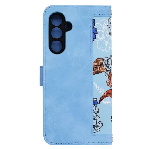Techsuit - FlipCraft - Samsung Galaxy A54 - Életteli Kék tok