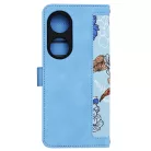 Techsuit - FlipCraft - Honor X7b / X7b 5G / 90 SMART - Vibráló Kék tok