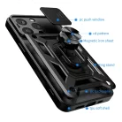 Techsuit - CamShield sorozat - iPhone 16 Pro - Fekete tok