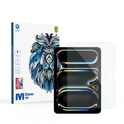 Lito - 2.5D Klasszikus Üveg - iPad Pro 11 (2024) - Átlátszó üvegfólia