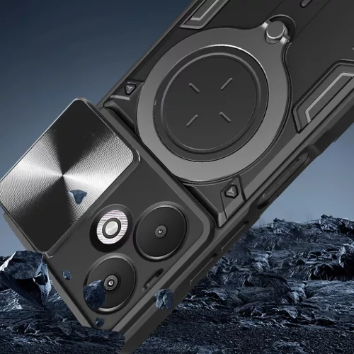 Techsuit - CamGuard Pro - Xiaomi Redmi 13C 5G / Poco M6 - Rózsaarany tok