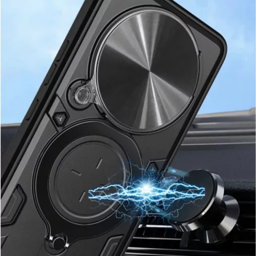 Techsuit - CamGuard Pro - Honor Magic5 Lite - Fekete tok