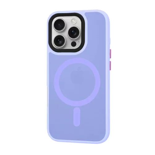 Techsuit - HaloFrost MagSafe sorozat - iPhone 16 Pro - Világoslila tok