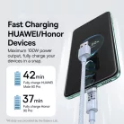 USB to Type-C, Super Fast Charging 100W, 2m Galaxy Blue Baseus - Data Cable Gem (P10373002311-01)