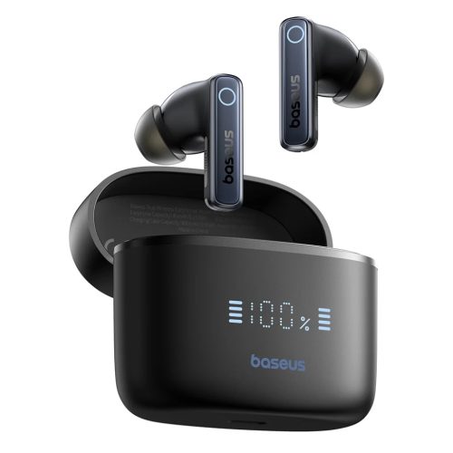 Baseus - Vezeték nélküli fülhallgató Bowie 30 (A00073100126-00) - Bluetooth, teljesen vezeték nélküli - Kozmikus fekete