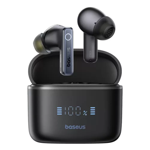 Baseus - Vezeték nélküli fülhallgató Bowie 30 (A00073100126-00) - Bluetooth, teljesen vezeték nélküli - Kozmikus fekete