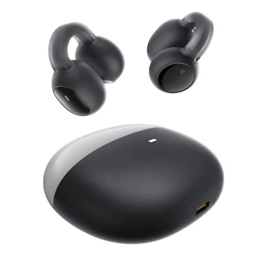 Baseus Wireless Earbuds AirGo 1 Ring (A00069201113-00) - Bluetooth 5.3, TWS, Nyitott fül Klipsz Dizájnnal - Fekete Clusteren