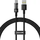 USB to Type-C Cluster Black Baseus Data Cable Gem (P10373002111-01) - Szupergyors töltés 100W, 2m