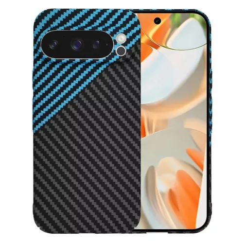 Techsuit - Carbonite FiberShell - Google Pixel 9 Pro - Kék Impulzus tok