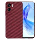 Techsuit - Karbonit SzálasHéj - Honor 90 Lite - Piros tok